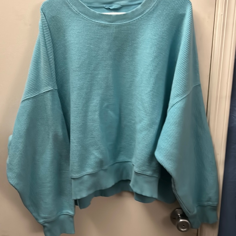 Aerie blue sweatshirt 2 xl